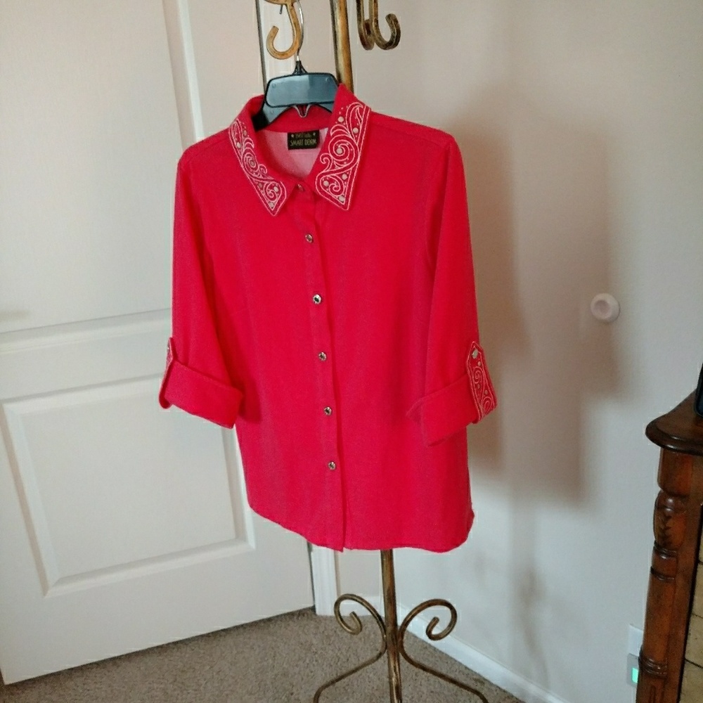 Bob Mackie smart denim